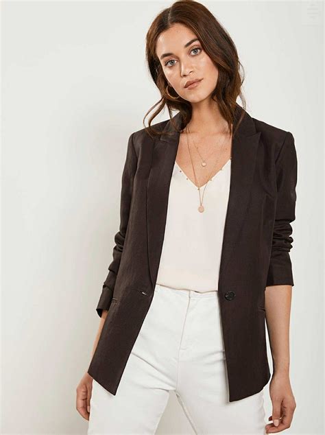 dark brown blazers for women.